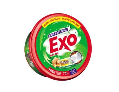 Exo Round Anti Bacterial DiskWwash , 250g (with worth 7 rupes scrubber free) 