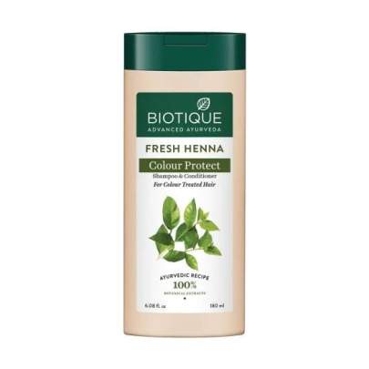 biotique Fresh Henna Colour Protect Shampoo & Conditioner  180ml