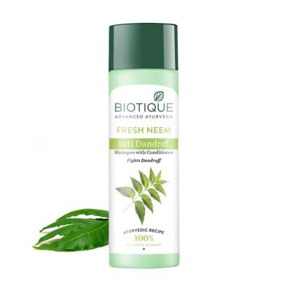  biotique Fresh Neem Anti Dandruff Shampoo & Conditioner  120ml