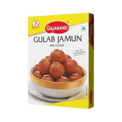 GAJANAND Gulab Jamun Instant Mix - 175 g Each (Pack of 2) | Ready to Cook Gulab Jamun Dessert Mix