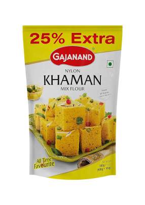 GAJANAND Naylon Khaman Mix Flour, 500gm