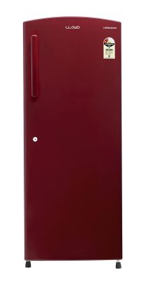 Lloyd Refrigerator Automatic Single Door 255L 2 Star Fixed Speed Royal Red GPPS/Honey Comb GLDC272SRRT2EB