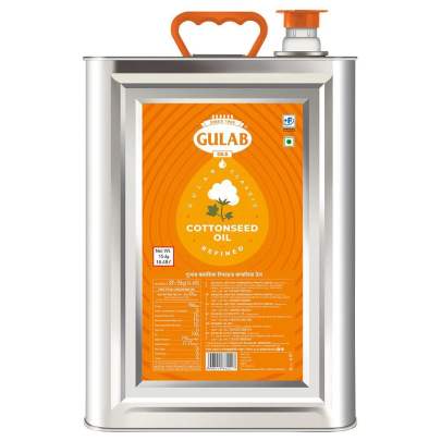 GULAB COTTONSEED OIL 15KG TIN