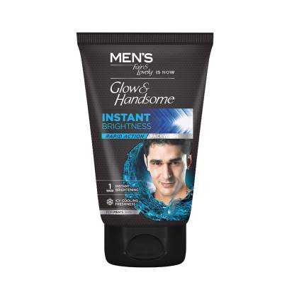 Glow & Handsome Face Wash - Instant Brightness, MENs, Rapid Action, 100 g