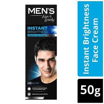 Glow & Handsome Instant Brightness Cream 2X Sun Protection, 50 g