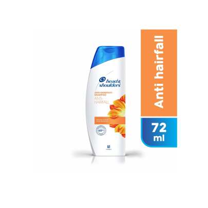 Head & Shoulders Anti-Dandruff Anti Hairfall Shampoo, 72 ml