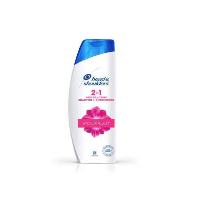 Head & Shoulders Smooth and Silky 2 in 1 Shampoo, 180ml