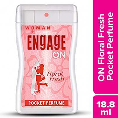 ITC ENGAGE ON WOMAN + FLORAL FRESH POCKET PERFUME 17ML