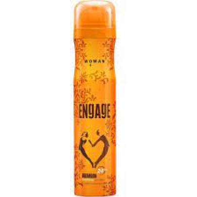 ITC ENGAGE WOMAN + INTRIGUE FOR HER BODYLICIOUS DEO SPRAY 150/100G