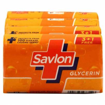 ITC SAVLON GLYCERIN SOAP 75GX4 3+1 FREE