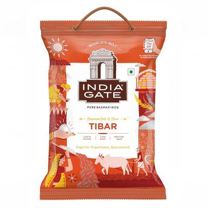 India Gate Pure Basmati Rice Tibar, 5kg