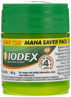 Iodex Multi-Purpose Pain Balm, 40g