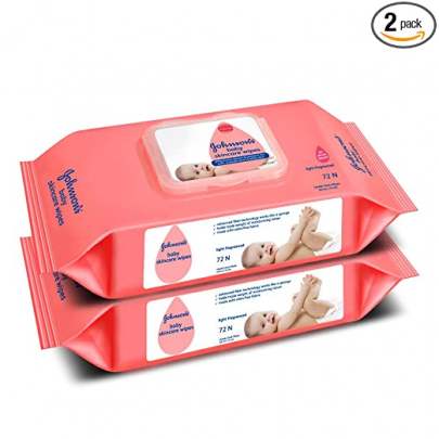 JOHNSONS BABY SKINCARE WIPES 72 N
