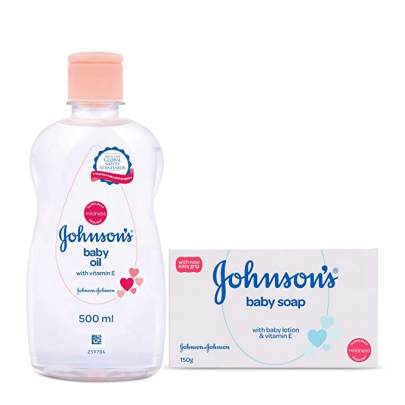 JOHNSONS BABY SOAP WITH BABY LOTION 150G