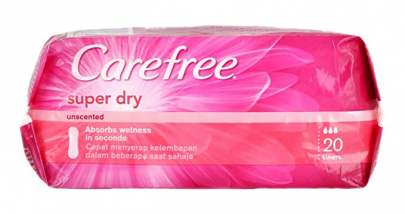 JOHNSONS CAREFREE SUPER DRY 20 N LINERS