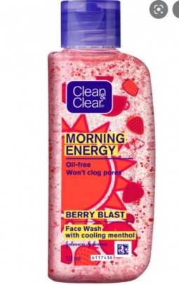 JOHNSONS CLEAN AND CLEAR MORNING BERRY BLAST FACE WAS50ML