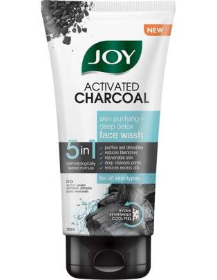 Joy Activated Charcoal Skin Purifying and Deep Detox Face Wash 100ml