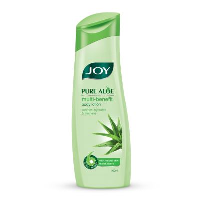 Joy Pure Aloe Body Lotion For All Skin Types (100ml) | Lightweight & Non Greasy Body Moisturizer With Aloe Vera | Rich in Anti Oxidants & Vitamin C & 