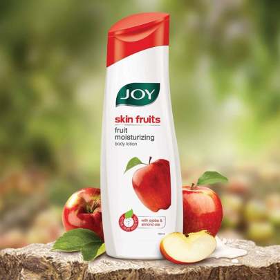 Joy Skin Fruits Body Lotion With Almond Oil & Jojoba Oil (100ml) | Moisturizing Body Lotion For All Skin Types | Rich in Apple Extracts for Smooth & S