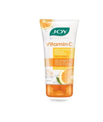 Joy Vitamin C Glow Reviving & Dullness Exfoliating Face Wash  (100 ml)