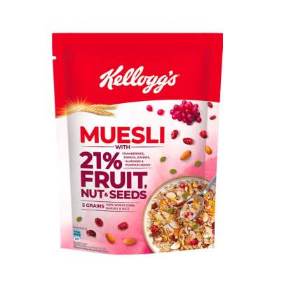 KELLOGGS  MUESLI  FRUIT AND NUT 500G