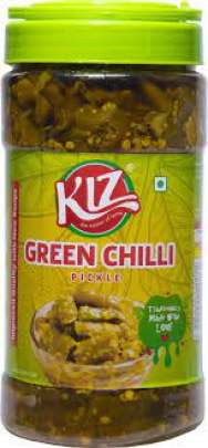 KIZ greenchillipic950gm Green Chilli Pickle 