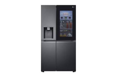 Knock Twice, See Inside, 674 Ltr InstaView Door-in-Door™, Side-by-Side Refrigerator with Inverter Linear Compressor, DoorCooling  GC-X257CQES