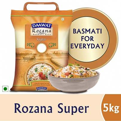 LT FOODS  ROZANA SUPER BASMATI RICE 5 KG