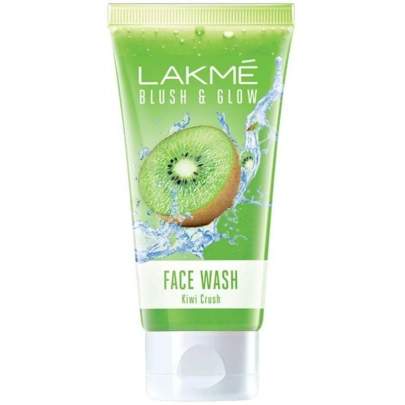 Lakme Blush & Glow Face Wash - With Vitamin C, Makes Skin Even Toned, Kiwi Crush, 100 g