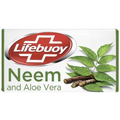 Lifebuoy Neem & Aloe Vera SoaLifebuoy Neem & Aloe Vera Soap Bar, 100% Better Skin Protection, 100 g (Pack of 4)+1 freep Bar, 100% Better Skin Protecti