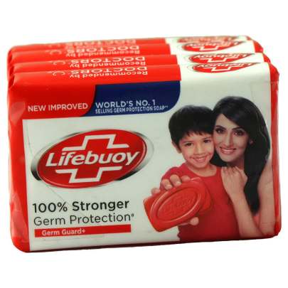 Lifebuoy Total 100% Germ Protection Soap - 46g x 4pcs