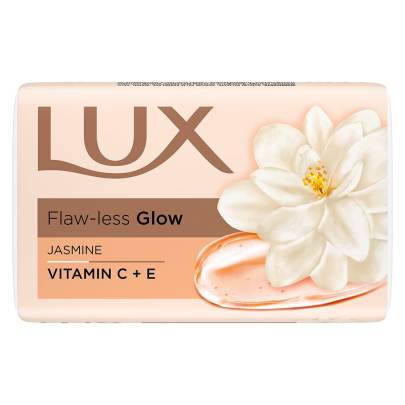 Lux Brighter Glow Bathing Soap infused with Vitamin C & E | For Superior Glow | 45GX4