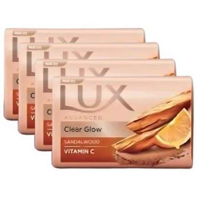 Lux Clear Glow Sandalwood Vitamin C Soap, 4 pices x 43g