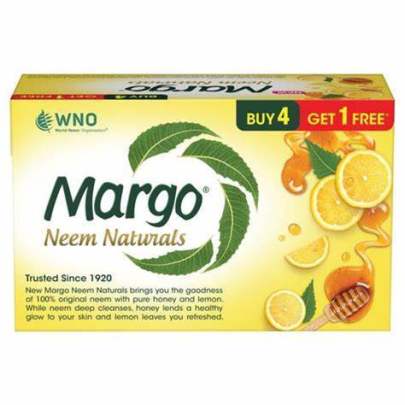 Margo neem naturals with neem , honey and lemon for refreshed and glowing skin  500gm