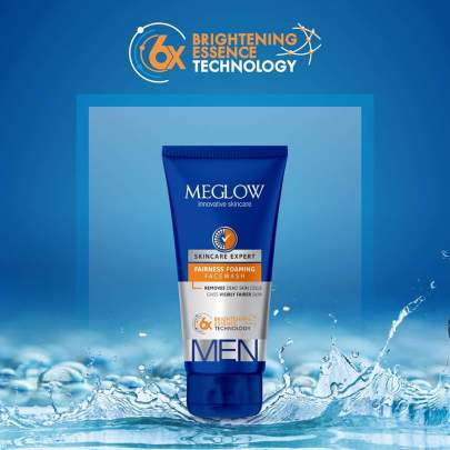 Meglow Fairness Cream 50g with Face Wash 70g 