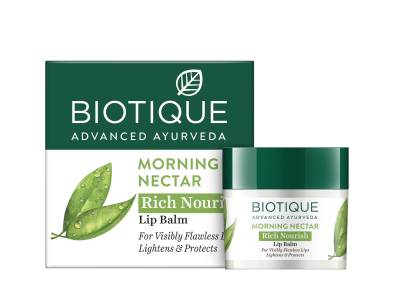 biotique Morning Nectar Rich Nourish Lip Balm  12g