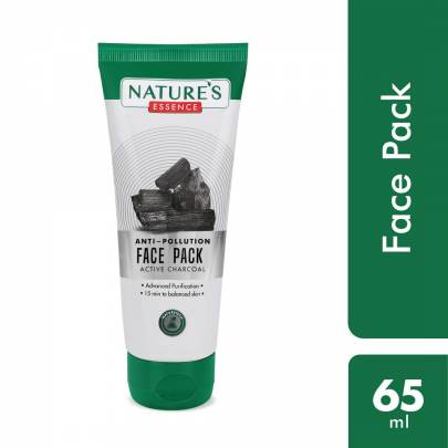 NATURES ANTI POLLUTION PEEL OFF MASK ACTIVE CHARCOAL