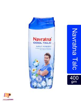 Navratna Cool Talc Mint Fresh , 400g