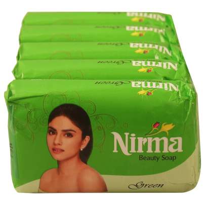 Nirma Green Beauty Soap 100 g (Pack of 5)