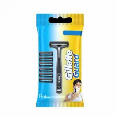 P AND G GILLETTE GUARD SAVINGS EQUAL 1 FREE CART 6