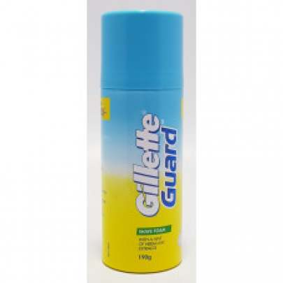 P AND G GILLETTE GUARD WITH NEEM LEAF SHAVE FOAM190G