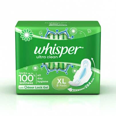 P AND G WHISPER ULTRA CLEAN XL 8 PADS