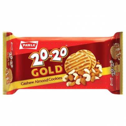PARLE 20-20 GOLD CASHEW ALMOND COOKIES MRP 10