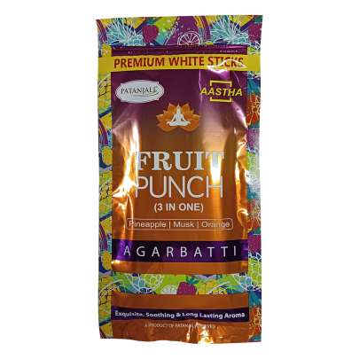 Patanjali Aastha Fruit Punch 3 in 1 Agarbatti 