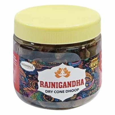 Patanjali Aastha Rajanigandha ,Dry Cone Dhoop ,80 g