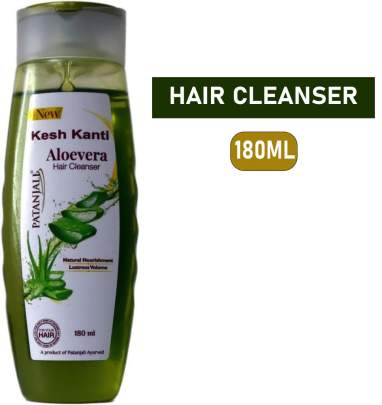 Patanjali Ayurveda Kesh Kanti Aloe Vera Hair Cleanser 180ml