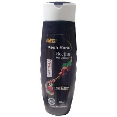 Patanjali Kesh Kanti Hair Cleanser Reetha Shampoo, 180ml