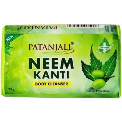 Patanjali Neem Kanti Body Cleaner Soap, 5 pices x 75g