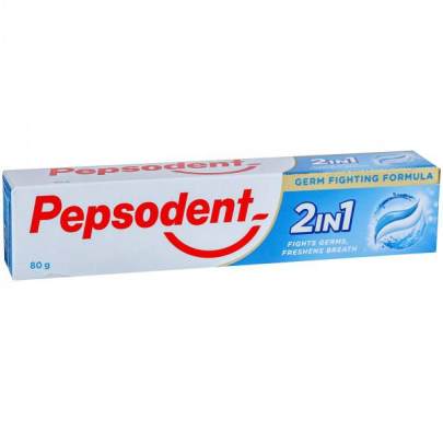 Pepsodent 2 in 1 Germ Fighting Formula Toothpaste, 80g