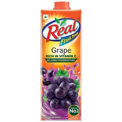Real Fruit Power Juice - Grape, 1 L
